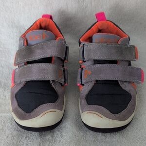 PLAE Orange and Purple Velcro Sneakers with Reinforced Toe